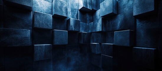 Echo chamber with sound-absorbing materials showcasing acoustics and soundproofing concepts in a modern interior design setting