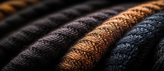 Macro shot highlighting detailed textile weaves in contemporary materials showcasing innovation quality and versatility in design