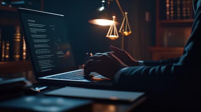Man Coding in Library By Ida