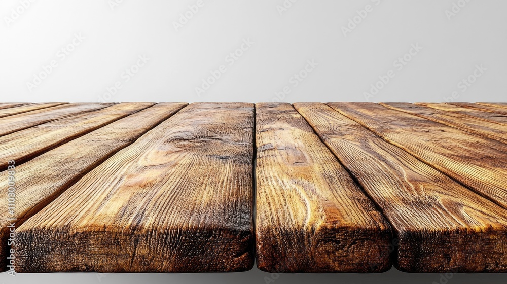 Poster rustic wooden table surface detailed texture minimalistic design natural backdrop for product displa