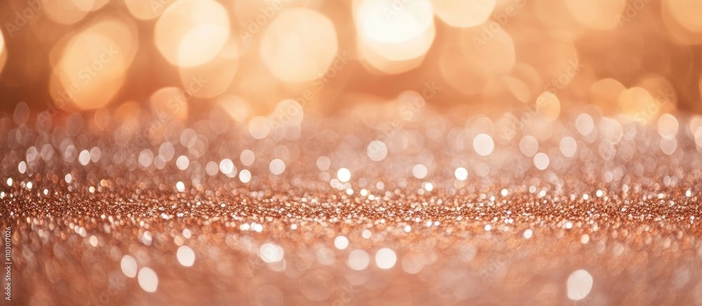 Poster glittering vintage lights backdrop for christmas and new year celebrations with a soft focus effect 