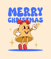 retro Christmas bell