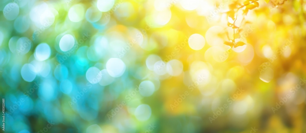 Poster Colorful abstract bokeh texture with vibrant hues for artistic manipulation and creative background use