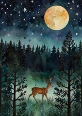 deer in the forest