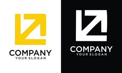 logo LC letter L technology IT combination L