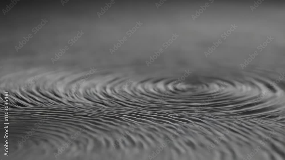 Aufkleber experience a dynamic display of pulsating streams generating ripples in an abstract environment