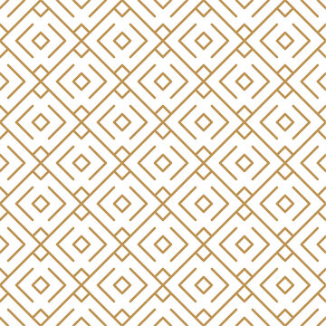 Seamless geometric abstract pattern with a rhombus style
