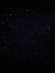 Fototapeta premium Glistening stars scattered across a black expanse of the night sky, starry night, stars, glimmer