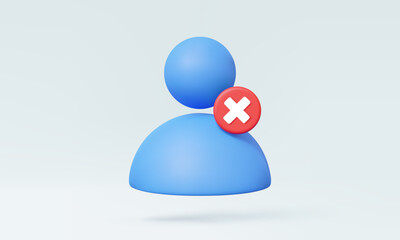 incorrect account profile name wrong check not unlock signin username password personal Cancel login online, protection, safety verification web security data support, 3D vector illustration