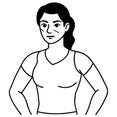 Fototapeta premium woman with bruises on arms