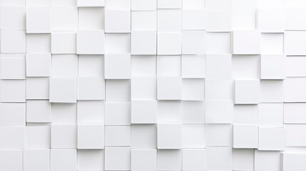 Modern White Square Wall Design for Minimalist Interiors