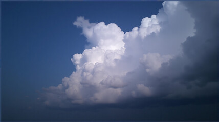 blue sky with clouds