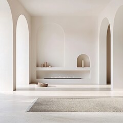 A modern, elegant fireplace showcasing sleek lines and a minimalist design, surrounded by tasteful decor elements like a plush rug and candles, emphasizing warmth and . Product photography with