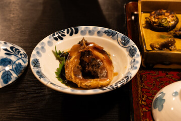 岐阜県の山間の宿の滋味深い食事