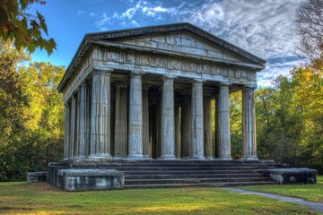 Fototapeta premium The parthenon: a neoclassical monument situated in nashville’s centennial park in tennessee, united states