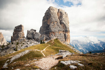 Cinque Torri im Herbst, Dolomiten