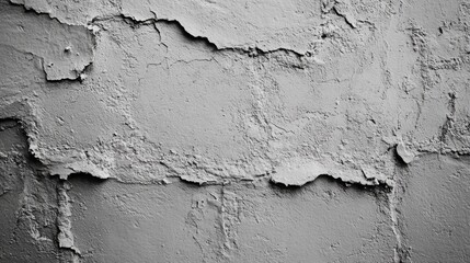 Obraz premium Textured grey wall with intricate cracks and layered patterns, ideal for use as a versatile background in various design projects.