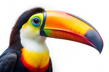 toucan isolated on white