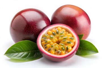 red and eggs on a plate