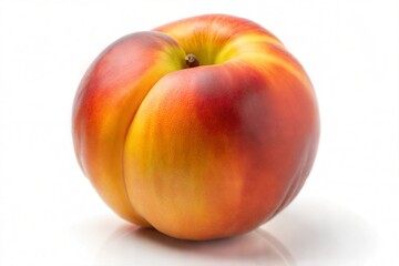 peach isolated on white background