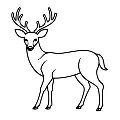 Obraz premium deer illustration