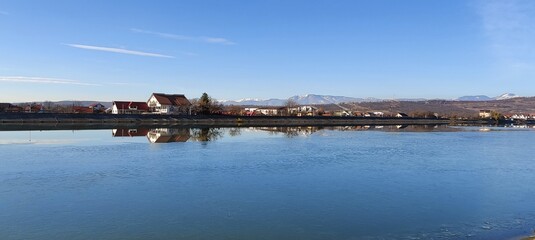 view of the river in the city