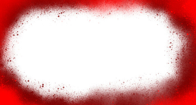 red Blood Splatter or red grainy noise On Transparent Background