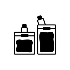 Space Creative Element Icon Design - Luxury Vector Line Art Illustration