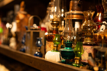 岐阜県の山間のランプの宿