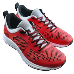 Lightweight Athletic Sneakers on transparent background