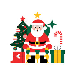 christmas tree with gifts