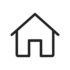 Web home icon for apps and websites. Collection home icon, Real Estate logo, House symbol vector illustration.
