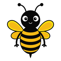 Cute bee vector 