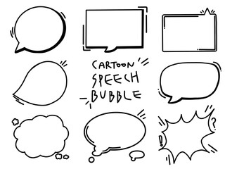 만화 말풍선(cartoon speech bubble) © 세영 이