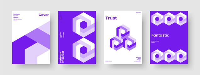 Fototapeta premium Modern Brochure Layout. Geometric Business Presentation Template. Creative Banner Design. Flyer. Poster. Report. Background. Book Cover. Pamphlet. Notebook. Leaflet. Handbill. Brand Identity