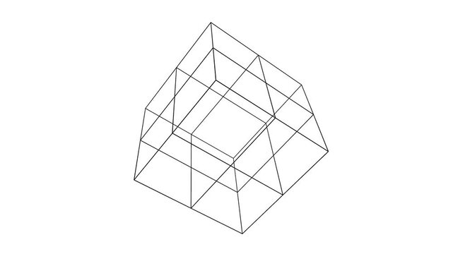 abstract 3d box, abstract box background
