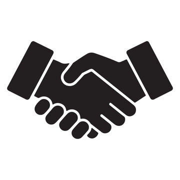 recommend clip art: Handshake Friendship Partnership Minimalistic Flat Line Outline Stroke Icon Pictogram Symbol