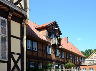 Historical Buildings in the Old Hanse Town Salzwedel, Saxony - Anhalt