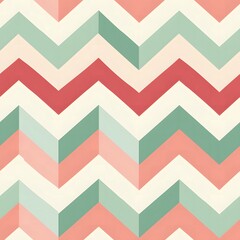 Colorful chevron pattern design digital art abstract background creative space vibrant aesthetic for home decor