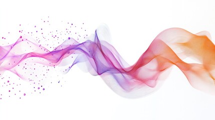 showcasing a glowing quantum entanglement diagram with interconnected particles and waveforms,