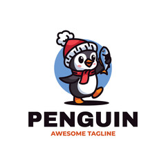 Penguin Simple Mascot Logo