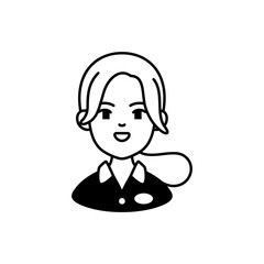 Career Avatar Character Icon Design - Luxury Vector Line Art Illustration
