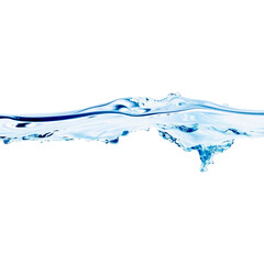 water splash isolated on white background