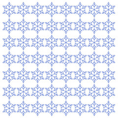 CHRISTMAS SNOWLAKES WINTER DESIGN PATTERN TEXTURE BACKGROUND VECTOR