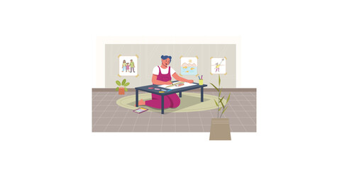 Kids Activity Concept Illustration