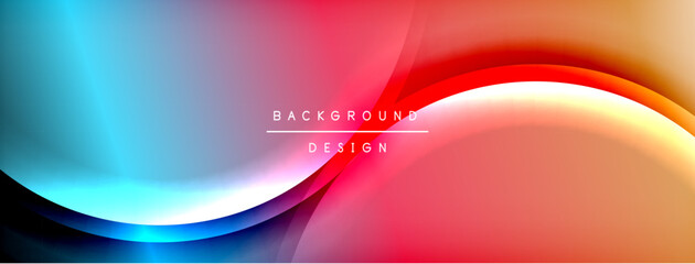 Gradient and shadow wave line geometric background. Vector Illustration For Wallpaper, Banner, Background, Card, Book Illustration, landing page