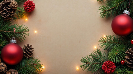 christmas tree with gift boxes background. Christmas ornament	