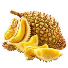 jackfruit isolated on transparent png