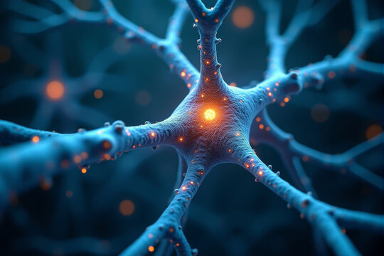 A microscopic view of neurons, the fundamental building blocks of the nervous system.