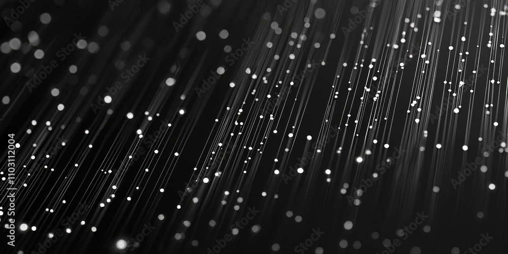 Poster abstract dot and line network connection for use as technology or science background